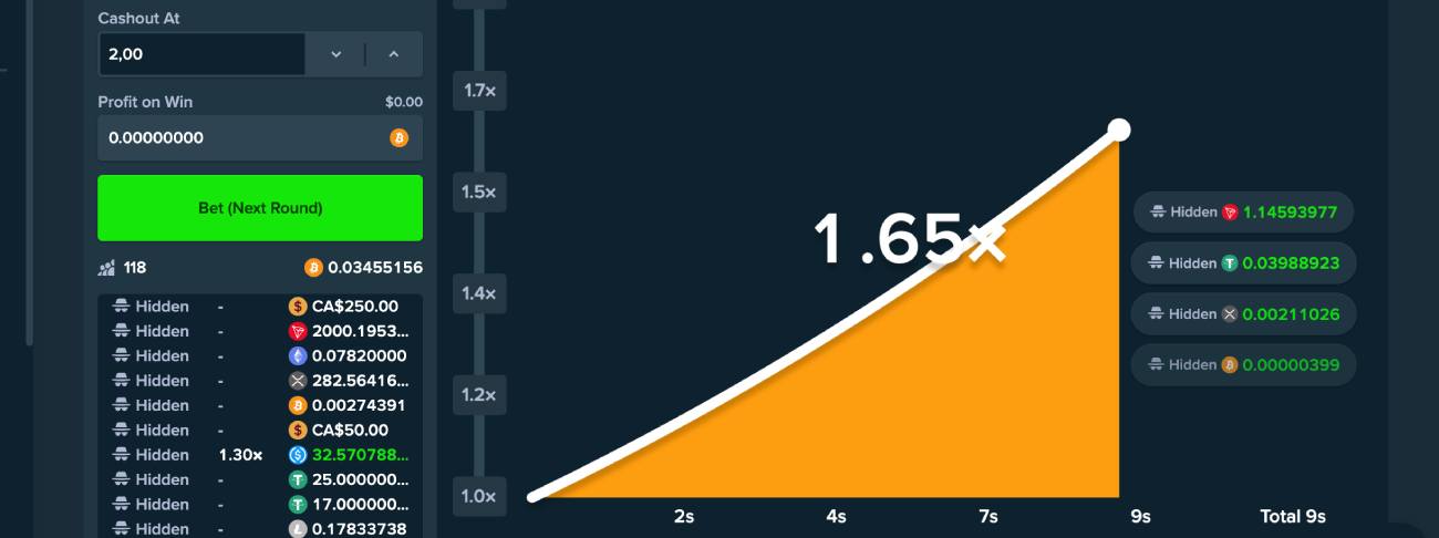 The Stake Gambling Crash game revolves around the idea of the stock market, where a crash is undoubtedly unfavourable