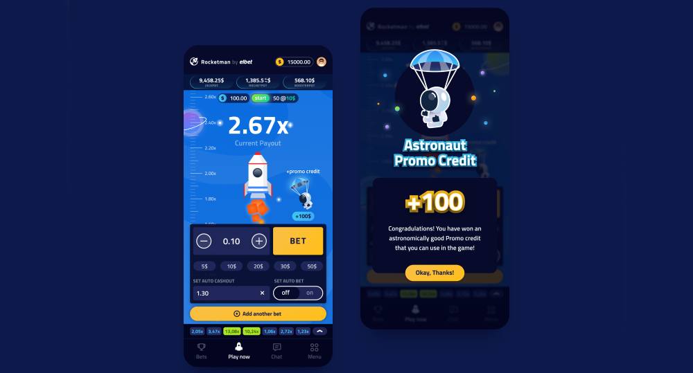 To come up with this Rocketman app review, we tested numerous casinos offering their native applications