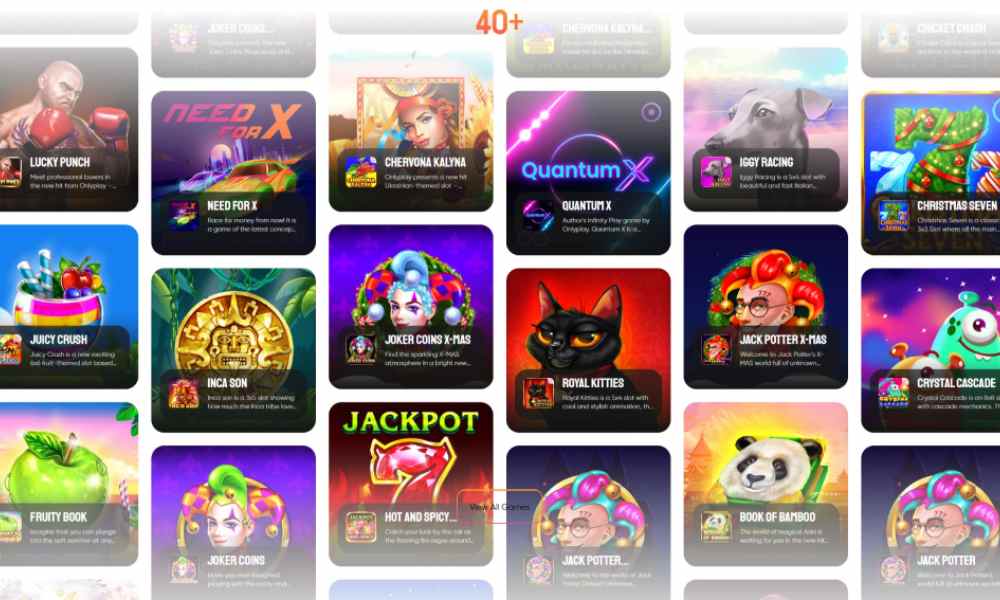 Onlyplay slots take the biggest part of the provider’s portfolio