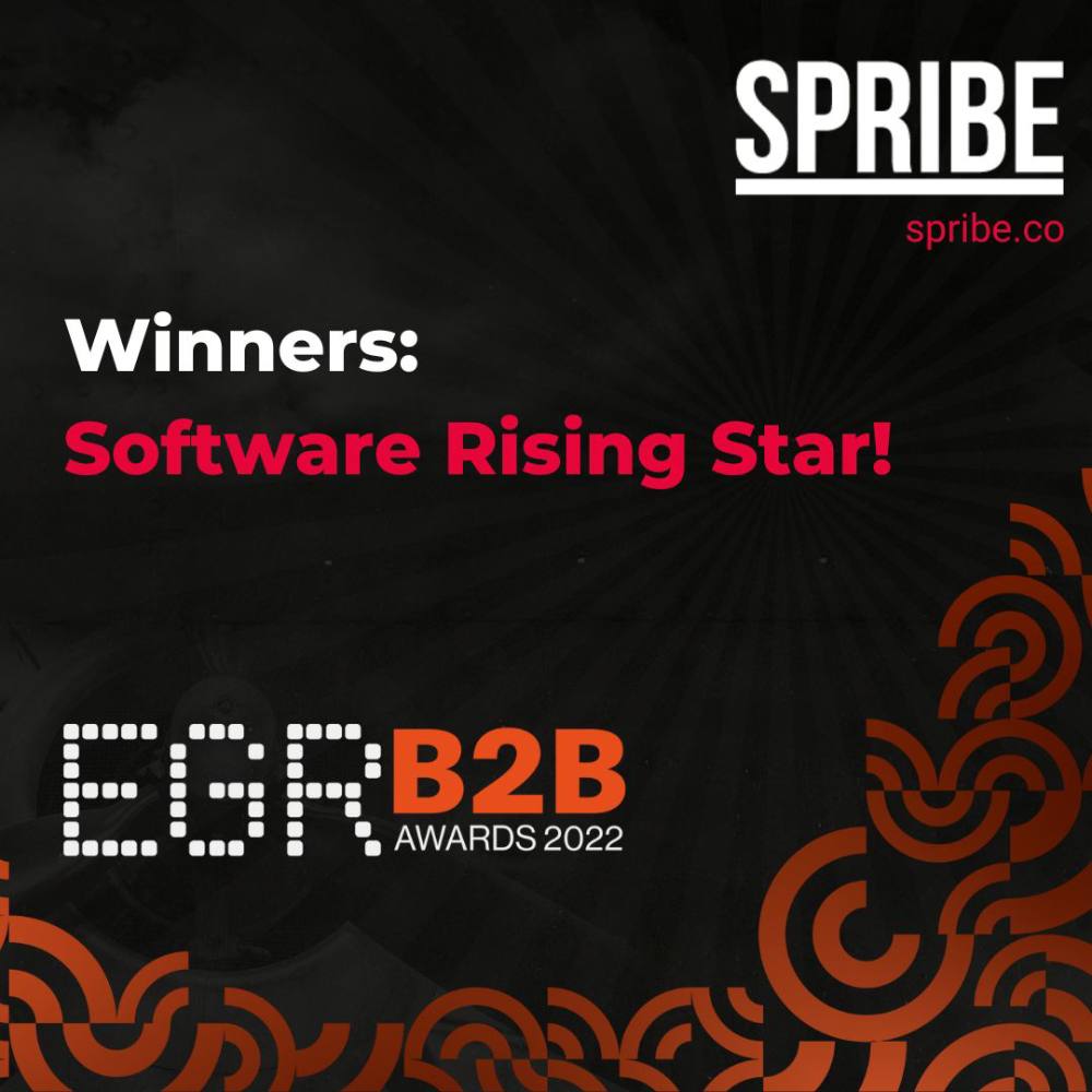 In the EGR B2B Awards 2022, Spribe was recognized as the winner in the "Software Rising Star" category. This